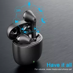 Wireless Earbuds, yobola Bluetoth Earbuds, IPX5 Waterproof Wireless Earphones Touch Control, Bluetoth 5.1 Headphones Built-in