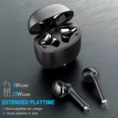 Wireless Earbuds, yobola Bluetoth Earbuds, IPX5 Waterproof Wireless Earphones Touch Control, Bluetoth 5.1 Headphones Built-in