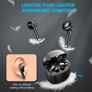 Wireless Earbuds, yobola Bluetoth Earbuds, IPX5 Waterproof Wireless Earphones Touch Control, Bluetoth 5.1 Headphones Built-in