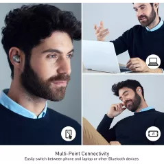 Technics HiFi True Wireless Multipoint Bluetooth Earbuds with Advanced Noise Cancelling, Impressive Call Quality Using