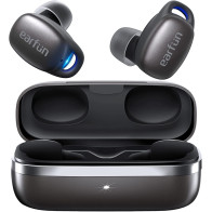 Wireless Earbuds, EarFun® Free Pro 2 Hybrid Active Noise Cancelling Earbuds, Bluetooth 5.2 Earbuds with 6 Mics, Stereo Sound