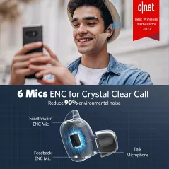 SoundPEATS Free2 Classic : Écouteurs ANC sans Fil, 30H dAutonomie & Bluetooth 5.2 - Son Immersif!