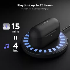 1MORE EVO Noise Cancelling Earbuds, Audiophile Headphones with Dual Drivers, Adaptive ANC, Bluetooth Headphones, HiFi Sound,