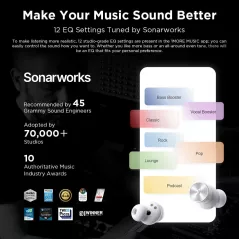 1MORE PistonBuds Pro Hybrid Active Noise Canceling Wireless Earbuds, Bluetooth 5.2 Headphones, 12 Studio-Grade EQs, AAC, 30h