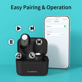 SoundMAGIC TWS50 - Écouteurs Sans Fil, Étanches, Bluetooth 5.0