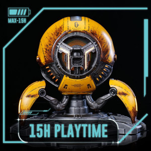 Gravastar Bluetooth Speakers Mars Pro, Bass Boost, 15H Playtime, Stereo Sound Music Box Bluetooth Portable Wireless Party