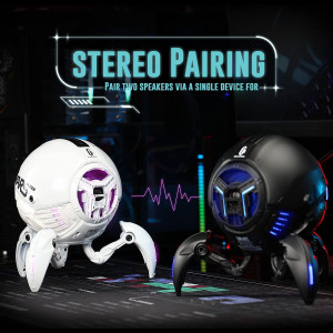 Gravastar Bluetooth Speakers Mars Pro, Bass Boost, 15H Playtime, Stereo Sound Music Box Bluetooth Portable Wireless Party