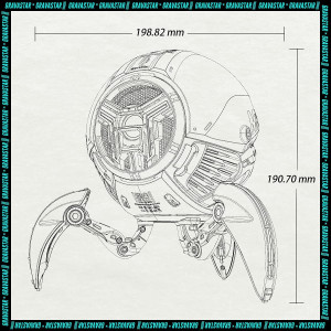 Gravastar Bluetooth Speakers Mars Pro, Bass Boost, 15H Playtime, Stereo Sound Music Box Bluetooth Portable Wireless Party