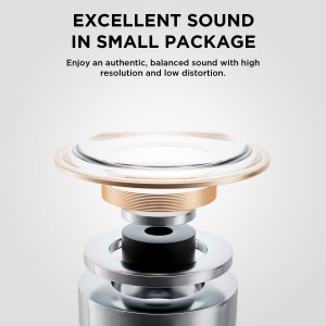 1MORE ComfoBuds Mini Hybrid Active Noise Cancelling Earbuds, in-Ear Headphones with Stereo Sound, Bluetooth 5.2 Headset with 4