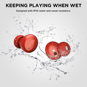 1MORE ComfoBuds Mini Hybrid Active Noise Cancelling Earbuds, in-Ear Headphones with Stereo Sound, Bluetooth 5.2 Headset with 4