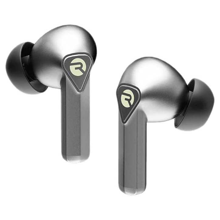 Raycon Gaming Earbuds: Low Latency Wireless Headphones with Mic - Jet Silver Raycon Gaming Earbuds: Low Latency Wireless Headphones with Mic - Jet Silver