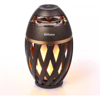 DIKAOU Led Flame Speaker, Torch Atmosphere Bluetooth Speakers&Outdoor Portable Stereo Speaker with HD Audio and Enhanced