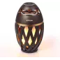 DIKAOU Enceinte Flamme LED : Ambiance Torche, Bluetooth, Son HD, Parfaite pour lExtérieur!