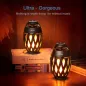 DIKAOU Enceinte Flamme LED : Ambiance Torche, Bluetooth, Son HD, Parfaite pour lExtérieur!