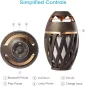 DIKAOU Enceinte Flamme LED : Ambiance Torche, Bluetooth, Son HD, Parfaite pour lExtérieur!