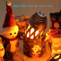 DIKAOU Enceinte Flamme LED : Ambiance Torche, Bluetooth, Son HD, Parfaite pour lExtérieur!