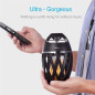DIKAOU Enceinte Flamme LED : Ambiance Torche, Bluetooth, Son HD, Parfaite pour lExtérieur!