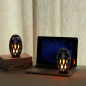 DIKAOU Enceinte Flamme LED : Ambiance Torche, Bluetooth, Son HD, Parfaite pour lExtérieur!