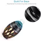 DIKAOU Enceinte Flamme LED : Ambiance Torche, Bluetooth, Son HD, Parfaite pour lExtérieur!