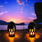 DIKAOU Enceinte Flamme LED : Ambiance Torche, Bluetooth, Son HD, Parfaite pour lExtérieur!