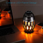 DIKAOU Enceinte Flamme LED : Ambiance Torche, Bluetooth, Son HD, Parfaite pour lExtérieur!