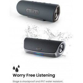 Cleer Audio Stage Smart Bluetooth Speaker - IPX7 Waterproof,