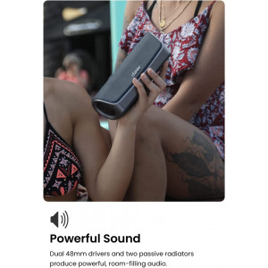 Cleer Audio Stage Smart Bluetooth Speaker - IPX7 Waterproof, Built-in Alexa, Stereo Pairing Capabilities, with Digital