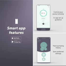 Elvie Stride Hospital-Grade App-Controlled Breast Pump: be connected