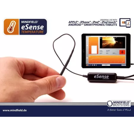 Capteur Mindfield eSense Skin Response, mesure de la