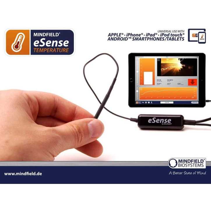 eSense Temperature Stress Tracker: Find Calm & Reduce Anxiety with Biofeedback eSense Temperature Stress Tracker: Find Calm & Reduce Anxiety with Biofeedback