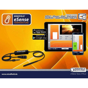 Capteur Mindfield eSense Skin Response, mesure de la