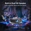 Full HD Wifi Bluetooth Projector 1080P Native Support 4K,10000 Lumen LED Smart Android Wireless Home Outdoor Business Projector