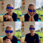 Lunettes Caméra HD 1080P OhO: Filmez Vos Aventures en Toute Sécurité! Verres Polarisés UV400, 32GB
