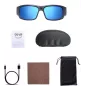 Lunettes Caméra HD 1080P OhO: Filmez Vos Aventures en Toute Sécurité! Verres Polarisés UV400, 32GB