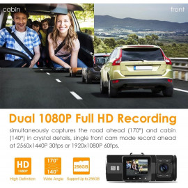 Vantrue N2 Pro Uber Dual 1080P Dash Cam: drive in security
