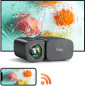 Tkisko Projecteur Portable 5G WiFi 1080P : Mini Cinéma Maison, Image HD 250, Idéal Gaming & Voyage Tkisko Projecteur Portable 5G WiFi 1080P : Mini Cinéma Maison, Image HD 250, Idéal Gaming & Voyage