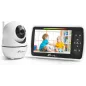 iFamily Moniteur Bébé Vidéo 5 avec Audio Bidirectionnel et Vision Nocturne - Sécurité et Sérénité!