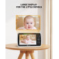 iFamily 5 Baby Monitor: Two-Way Audio, Night Vision & Temperature Monitoring - Peace of Mind Guaranteed!