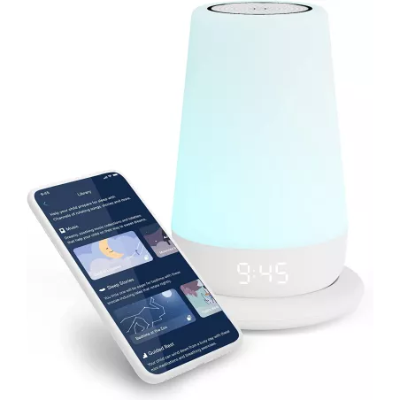 Hatch Rest+ 2nd Gen Portable Dream Machine with Charging Base, Baby, Toddler, Night Light, Sound Machine, Time-to-Rise