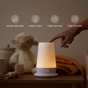 Hatch Rest+ 2nd Gen Portable Dream Machine with Charging Base, Baby, Toddler, Night Light, Sound Machine, Time-to-Rise