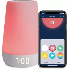 Hatch Rest+ 2nd Gen Portable Dream Machine with Charging Base, Baby, Toddler, Night Light, Sound Machine, Time-to-Rise