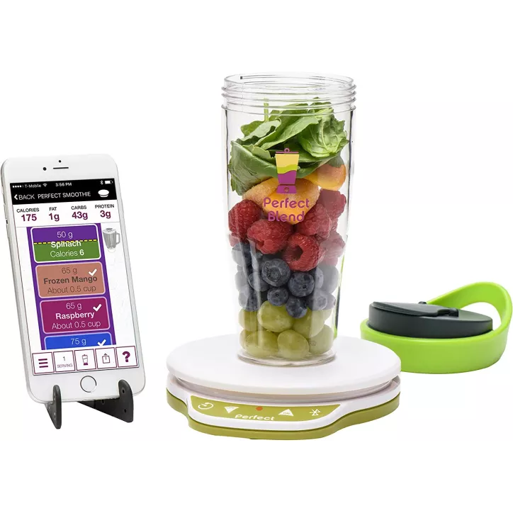 Perfect Blend 2.0: Balance Connectée pour Smoothies & Suivi Nutritionnel Facile!
