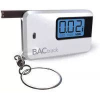 BACtrack Go Keychain Breathalyzer (White) | Ultra-Portable Pocket Keyring Alcohol Tester for Personal Use