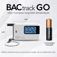 Éthylotest Porte-Clés BACtrack : Fiable, Précis & Rechargeable - Votre Allié Sécurité !