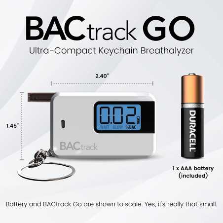 Éthylotest Porte-Clés BACtrack : Fiable, Précis & Rechargeable - Votre Allié Sécurité !