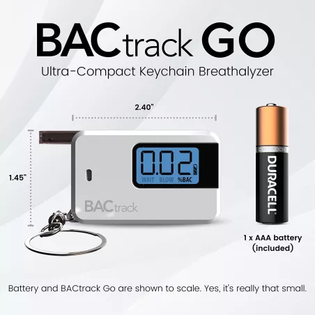Éthylotest Porte-Clés BACtrack : Fiable, Précis & Rechargeable - Votre Allié Sécurité !