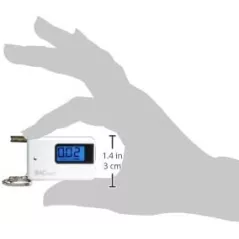 BACtrack Go Keychain Breathalyzer (White) | Ultra-Portable Pocket Keyring Alcohol Tester for Personal Use