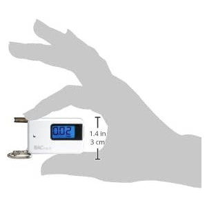 BACtrack Go Keychain Breathalyzer (White) | Ultra-Portable Pocket Keyring Alcohol Tester for Personal Use