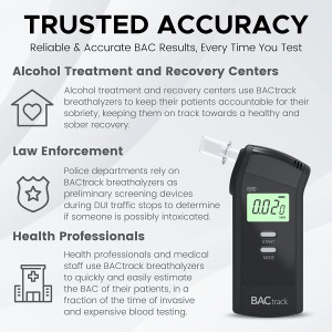 BACtrack S80 Breathalyzer | Professional-Grade Accuracy | DOT & NHTSA Approved | FDA 510(k) Cleared | Portable Breath Alcohol