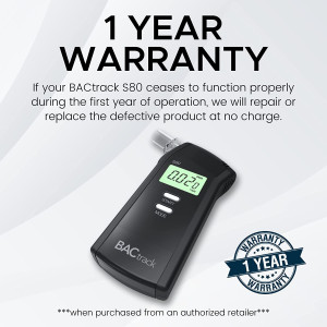 BACtrack S80 Breathalyzer | Professional-Grade Accuracy | DOT & NHTSA Approved | FDA 510(k) Cleared | Portable Breath Alcohol